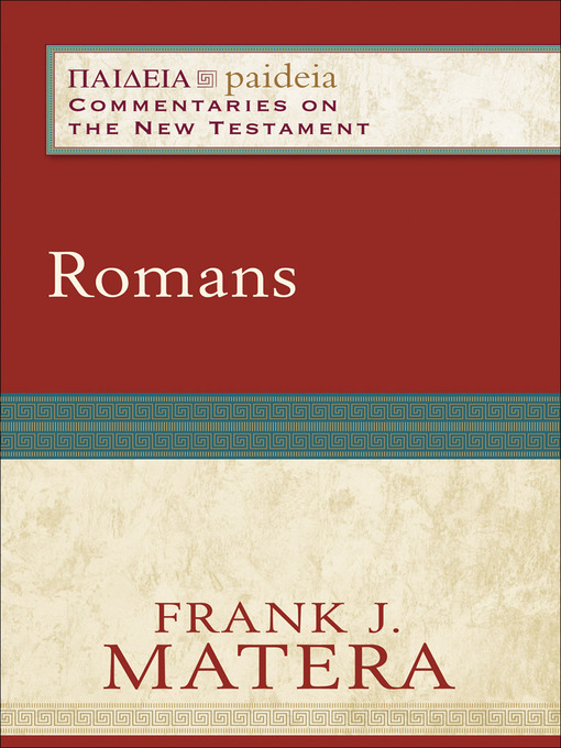 Title details for Romans by Frank J. Matera - Available